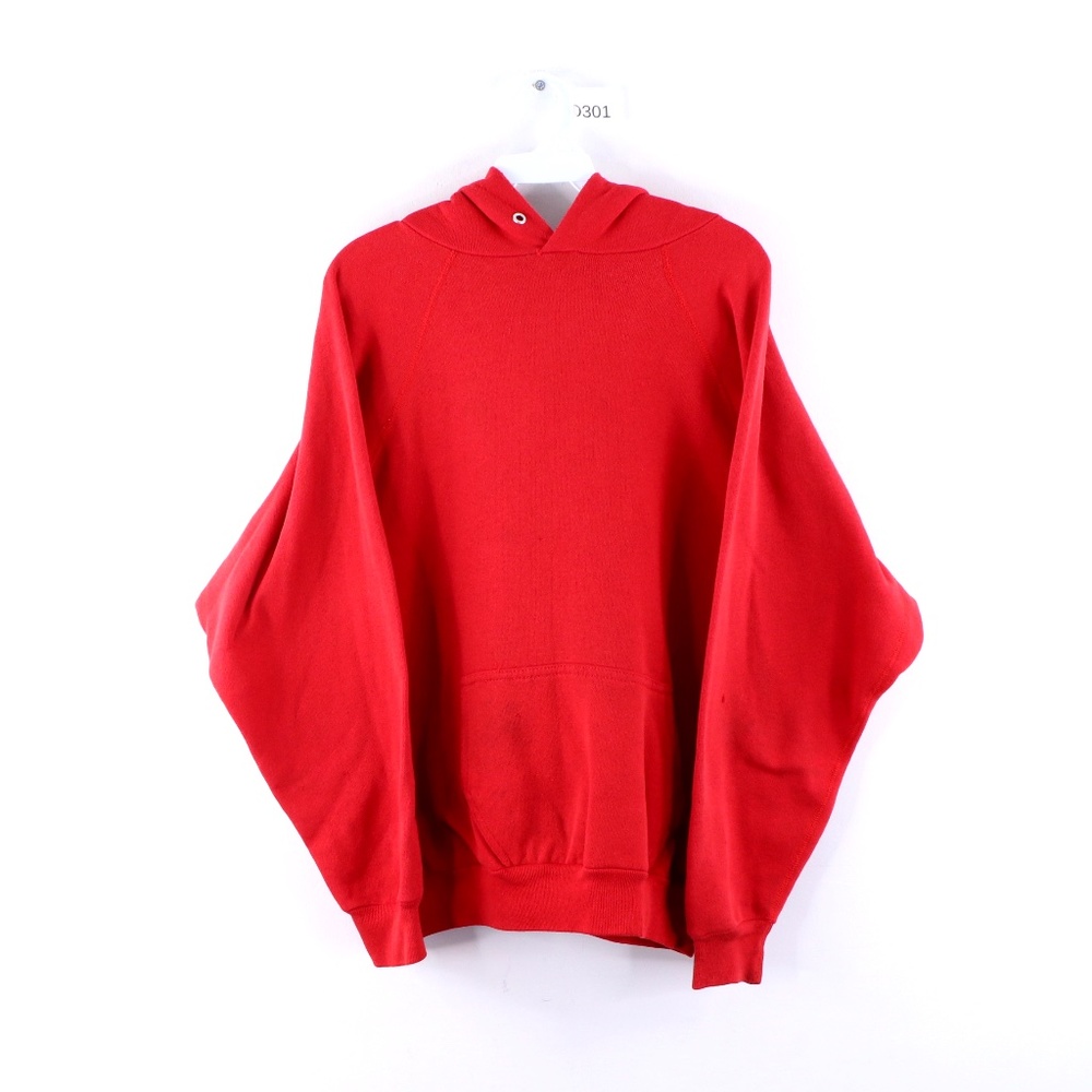 Vintage 80s Streetwear Gusseted Hoodie Sweatshirt